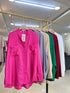 Summer Band Collar Pocket Shirts